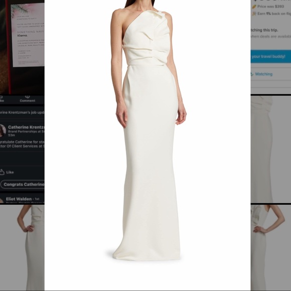 NWT Roland Mouret Warrington Gown - Picture 3 of 8